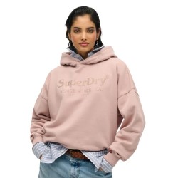 суичър,дамски,блузи,superdry,venue,metallic,relaxed,hoodie,purple