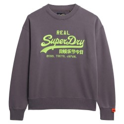 блуза,дамски,блузи,superdry,vl,neon,loose,sweatshirt,grey,(scandi,grey)