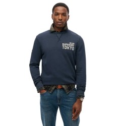 блуза,мъжки,пуловери,superdry,workwear,applique,sweatshirt,eclipse,navy,(blue)