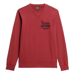 блуза,мъжки,пуловери,superdry,workwear,applique,sweatshirt,bordeaux,red,(red)