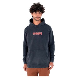 суичър,мъжки,пуловери,hurley,wave,addiction,hoodie,dk,stone,(black)