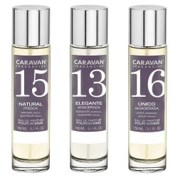 мъжки,парфюми,caravan,nº13,nº15,nº16,150ml,parfum,3,units,golden