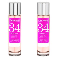 дамски,парфюми,caravan,nº34,150ml,parfum,2,units,transparent