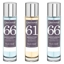 мъжки,парфюми,caravan,nº61,nº66x2,150ml,parfum,3,units,golden
