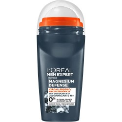 хигиена,тяло,l´oreal,paris,roll,on,deodorant,men,ro50,a23,magnesium,defense,multicolor,(clear)