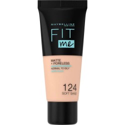 ексфолианти,maybelline,fitme,mate,liquid,makeup,foundation,124,multicolor