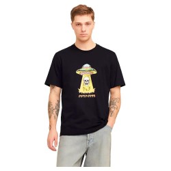 тениска,мъжки,тениски,jack,&,jones,anatomy,skull,short,sleeve,t,shirt,black