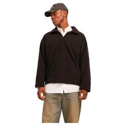 блуза,мъжки,пуловери,jack,&,jones,avondale,teddy,sweater,brown,(chocolate,torte)