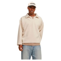 блуза,мъжки,пуловери,jack,&,jones,avondale,teddy,sweater,oatmeal,(beige)