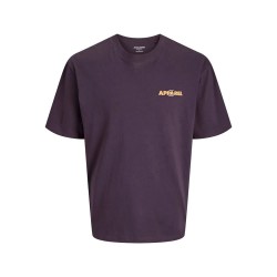 тениска,мъжки,тениски,jack,&,jones,bradley,graphic,short,sleeve,t,shirt,plum,perfect,(purple)