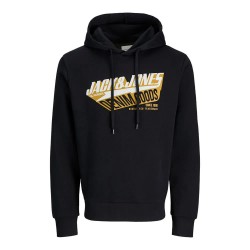 суичър,мъжки,пуловери,jack,&,jones,bradley,hoodie,duffel,bag,(black)