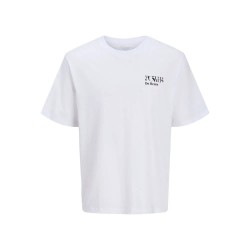 тениска,мъжки,тениски,jack,&,jones,bradley,fleur,short,sleeve,t,shirt,white,(bright,white)