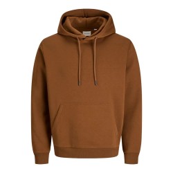 суичър,мъжки,пуловери,jack,&,jones,bradley,plus,size,hoodie,monks,robe,(brown)
