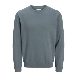 блуза,мъжки,пуловери,jack,&,jones,essential,basic,knitted,sweater,stormy,weather,(grey)
