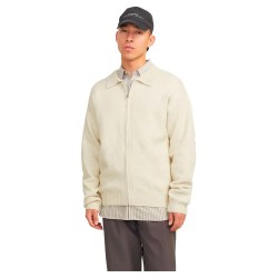 блуза,мъжки,пуловери,jack,&,jones,fox,full,zip,sweater,cloud,dancer,(beige)