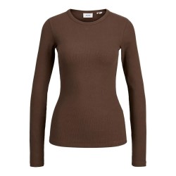 тениска,дамски,тениски,jack,&,jones,freya,rib,jjxx,long,sleeve,t,shirt,bracken,(brown)