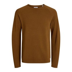 блуза,мъжки,пуловери,jack,&,jones,hill,sweater,monks,robe,(brown)