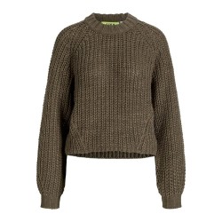 блуза,дамски,пуловери,дамски,плетени,дрехи,jack,&,jones,kelly,chunky,jjxx,sweater,falcon,(green)