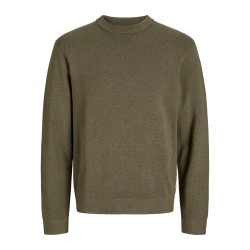 блуза,мъжки,пуловери,jack,&,jones,milano,stitch,sweater,green,(stone,gray,melange)