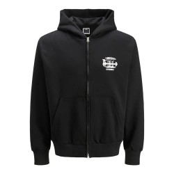 блуза,мъжки,пуловери,jack,&,jones,prime,full,zip,sweatshirt,black,(black)