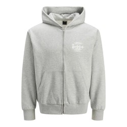блуза,мъжки,пуловери,jack,&,jones,prime,full,zip,sweatshirt,grey,(light,grey,melange,new,lgm)