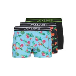 боксерки,мъжко,бельо,jack,&,jones,watermelon,boxers,3,units,multicolor,(black,jasmine,green,black)