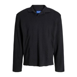 мъжки,блузи,с,яка,jack,&,jones,winter,cable,long,sleeve,polo,black,(black)