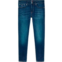 дънки,мъжки,панталони,tommy,jeans,austin,ai0255,slim,tapered,fit,jeans,blue