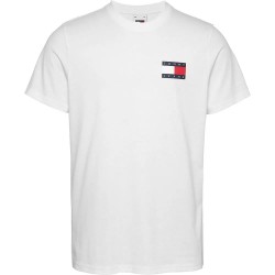 тениска,мъжки,тениски,tommy,jeans,dm0dm20740,short,sleeve,t,shirt,white