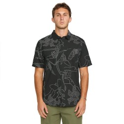 риза,с,къс,ръкав,мъжки,ризи,volcom,cad,floral,short,sleeve,shirt,black