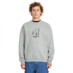 блуза,мъжки,пуловери,volcom,noder,sweatshirt,heather,grey,(grey)