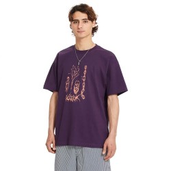 Тениска Volcom Poetic Dess short sleeve T-shirt - Purple (Grape Royale) тениска,мъжки,тениски,дамски,тениски,volcom,poetic,dess,short,sleeve,t,shirt,purple,(grape,royale)