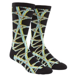 чорапи,мъжки,чорапи,volcom,printa,stone,socks,black