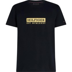 тениска,мъжки,тениски,tommy,hilfiger,colour,to,colour,short,sleeve,t,shirt,desert,sky,(black)