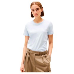тениска,дамски,тениски,tommy,hilfiger,corp,logo,regular,fit,short,sleeve,t,shirt,blue