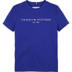 тениска,детски,тениски,tommy,hilfiger,essential,short,sleeve,t,shirt,wedge,blue,(blue)