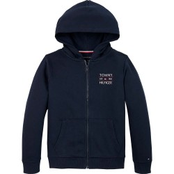 блуза,детски,блузи,tommy,hilfiger,flag,full,zip,sweatshirt,blue