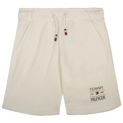 къси,панталони,детски,панталони,tommy,hilfiger,flag,sweat,shorts,beige,(white)