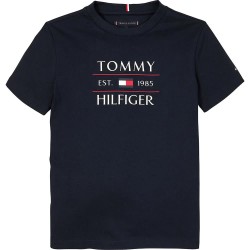 тениска,детски,тениски,tommy,hilfiger,flag,regular,fit,short,sleeve,t,shirt,dark,night,navy,(blue)
