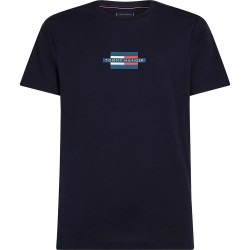 тениска,мъжки,тениски,tommy,hilfiger,flag,box,short,sleeve,t,shirt,blue