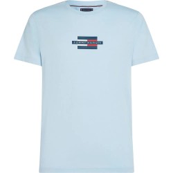 тениска,мъжки,тениски,tommy,hilfiger,flag,box,short,sleeve,t,shirt,blue,(breezy,blue)