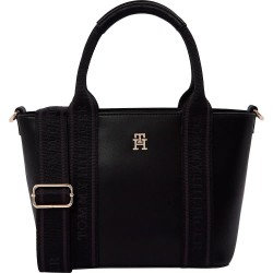 пазарска,чанта,всички,чанти,tommy,hilfiger,logotape,mini,shopper,bag,black