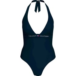 бански,костюм,дамски,бански,костюми,tommy,hilfiger,halter,swimsuit,dark,night,navy,(blue)