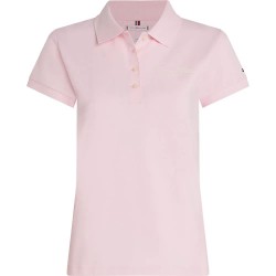 дамски,блузи,с,яка,tommy,hilfiger,script,slim,fit,short,sleeve,polo,pink