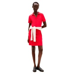 рокля,дамски,поли,и,рокли,tommy,hilfiger,open,polo,slim,fit,dress,red