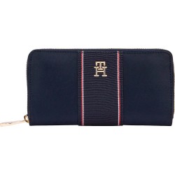 портфейли,и,портмонета,tommy,hilfiger,poppy,large,wallet,space,blue,(blue)