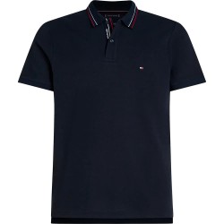 мъжки,блузи,с,яка,tommy,hilfiger,placket,interest,regular,fit,short,sleeve,polo,blue