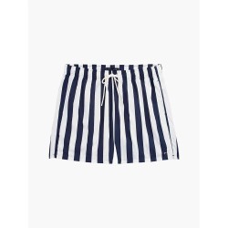 бански,гащета,мъжки,бански,костюми,tommy,hilfiger,um0um03265,swimming,shorts,ithaca,white,mid,red,(white)