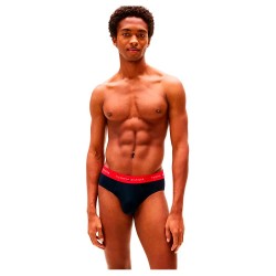 боксерки,мъжко,бельо,tommy,hilfiger,um0um03471,brief,boxers,3,units,desert,sky,primary,red,white,(black)