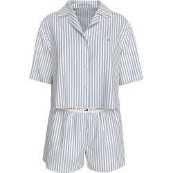 пижама,дамски,пижами,tommy,hilfiger,uw0uw05799,short,sleeve,pyjama,blue